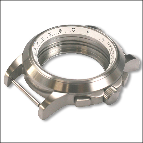 41mm / brushed / White tachy-bezel