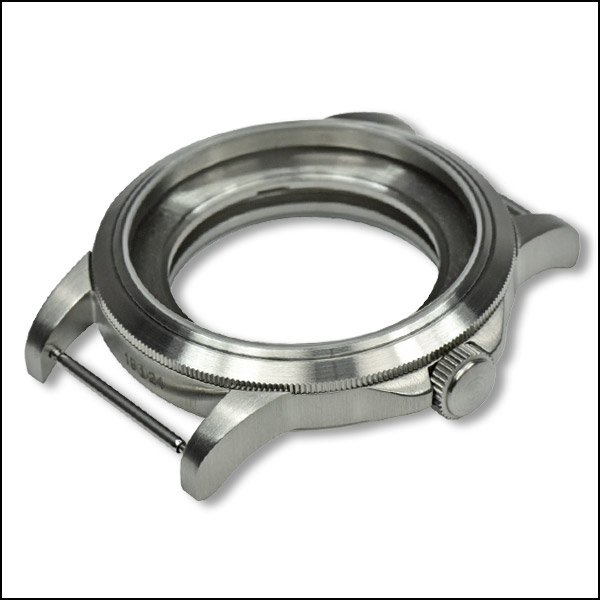 40mm / coined edge bezel / all brushed
