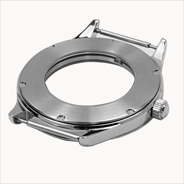 37mm / polished + brushed / Coined edge bezel